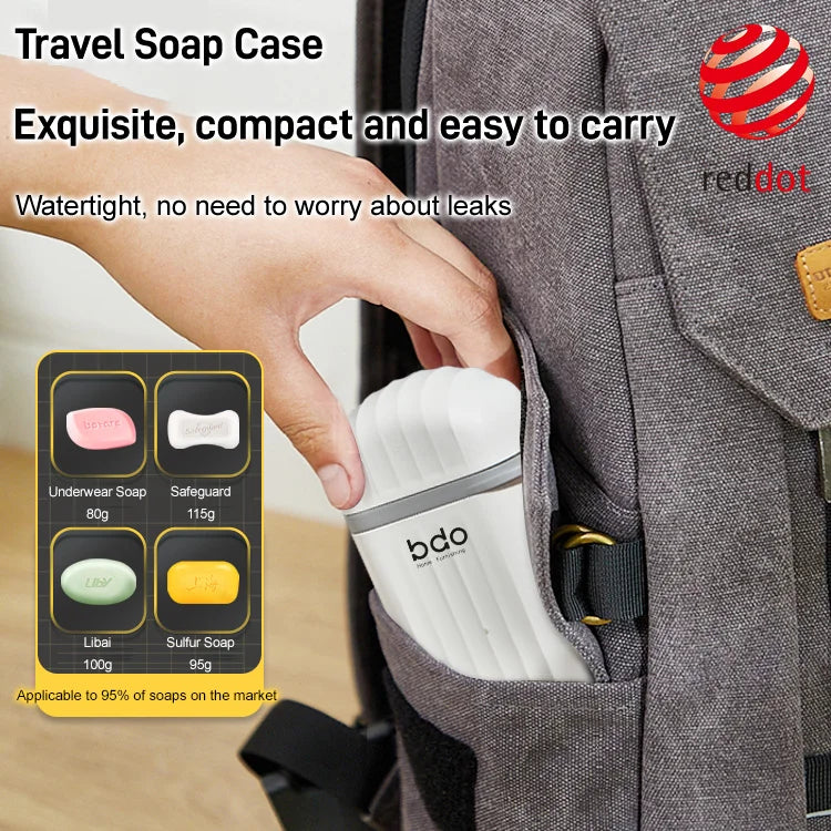 【German Red Dot Award】Travel portable soap case