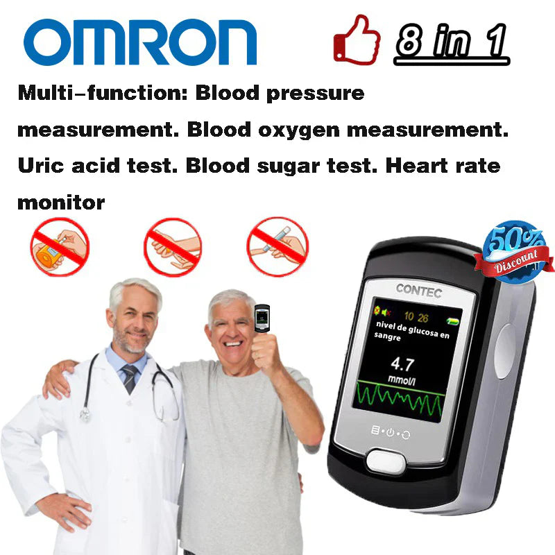 🔥LAST DAY Promotion 49% OFF🔥Omron 8-in-1 non-invasive blood glucose meter