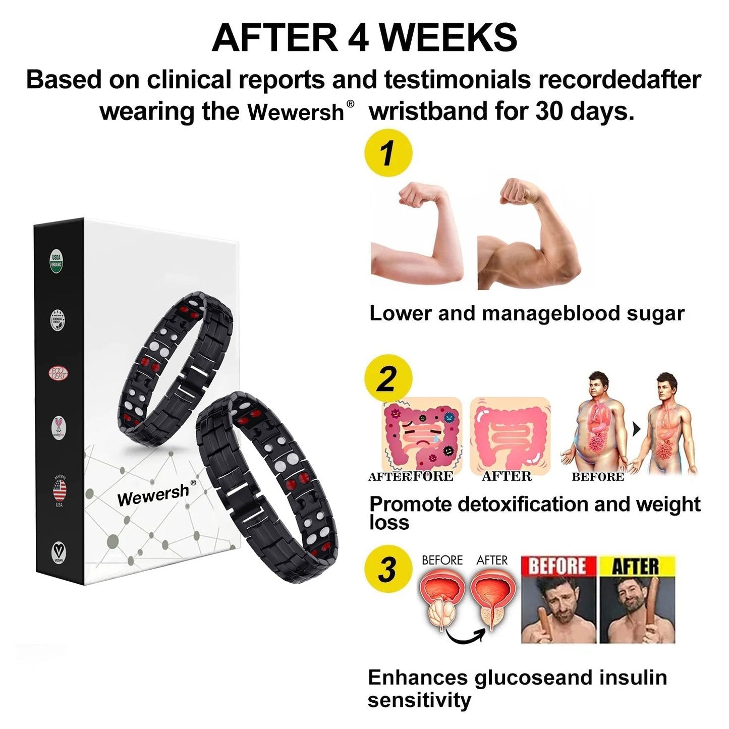 💪Wewersh® Far Infrared Ionizer Bracelet🎁Limited time 80% discount.