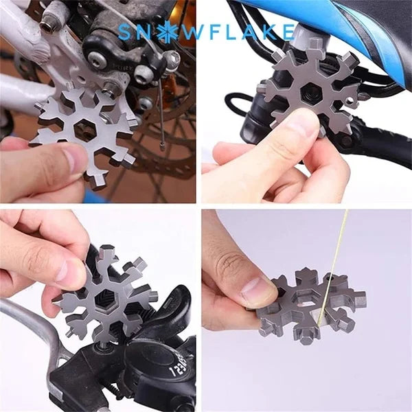 💖Last Day Sale 49% Off ❄18-in-1 Stainless Steel Snowflakes Multi-Tool