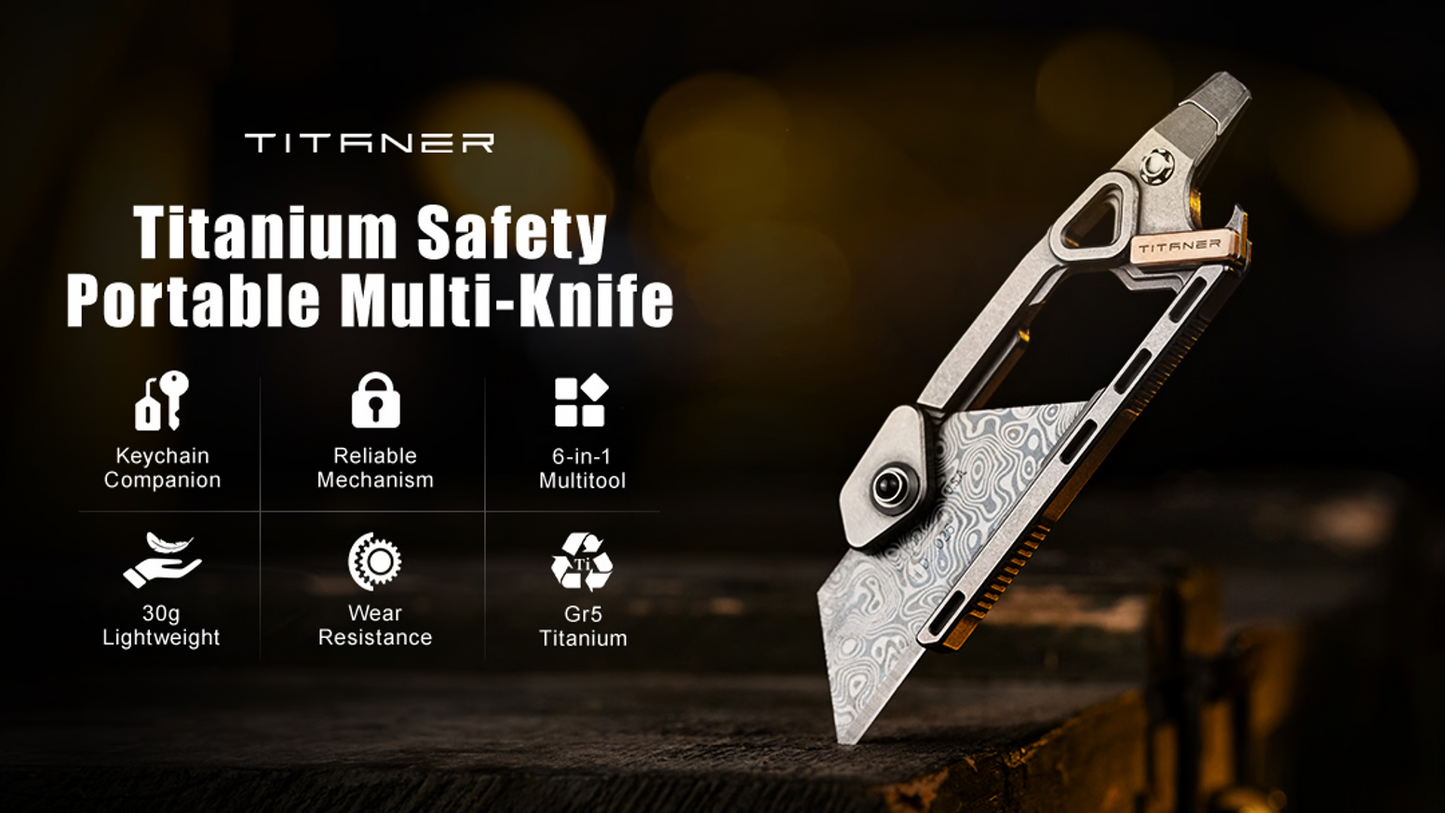 Titanium Safety Portable Multi-Knife