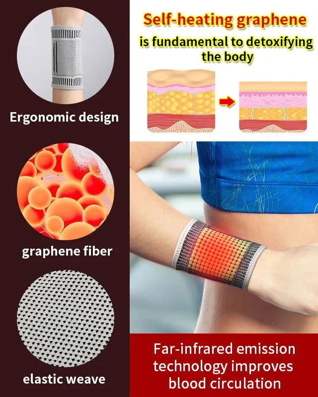 🔥HOT SALE-45%OFF🔥Graphene heated shaping wristband【buy 1 free 1】