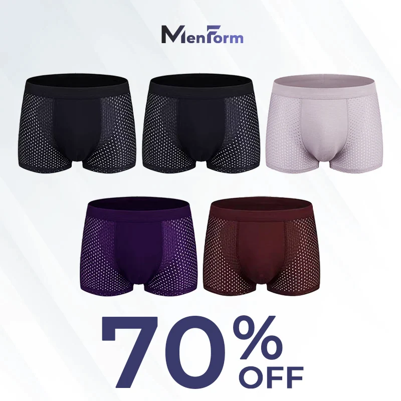 🔥LAST DAY Promotion 70% OFF🔥Revolutionary Breathable Mesh Boxer Briefs