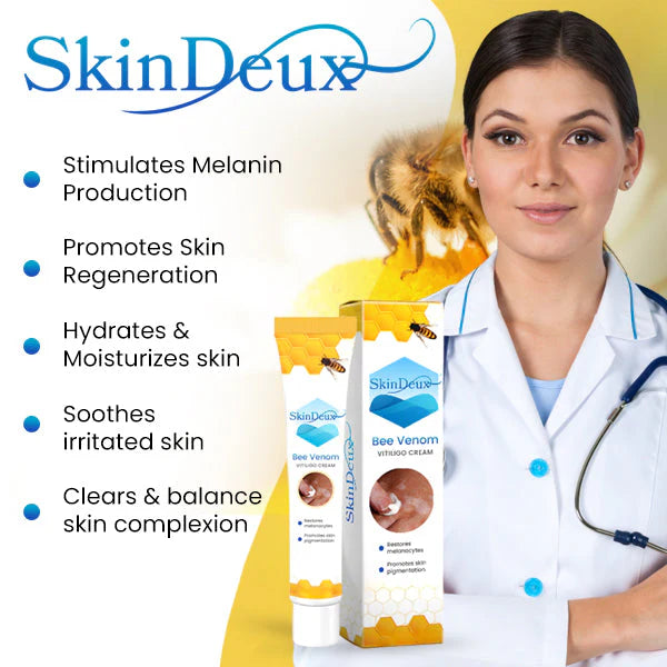 SkinDeux™ Bee Venom Vitiligo Cream - 30-Days Money-Back Guarantee!