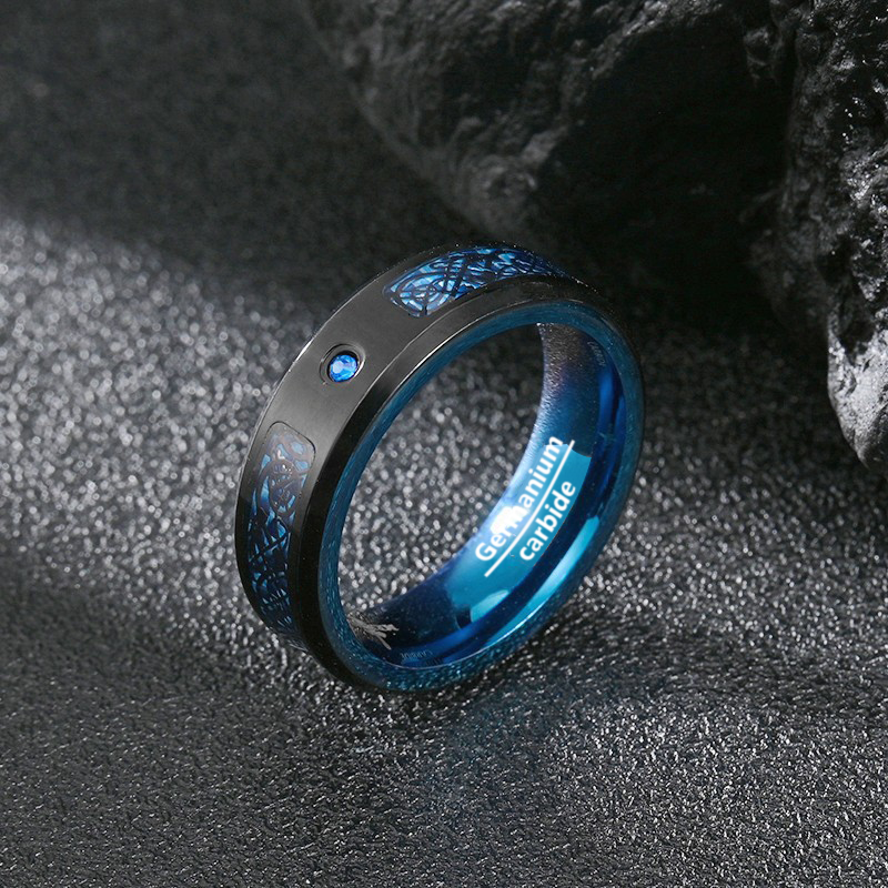 【🏆Official Brand Store🏆】CZTICLE Blue Carbon Energy Germanium Ring(Limited time discount 🔥 last day)