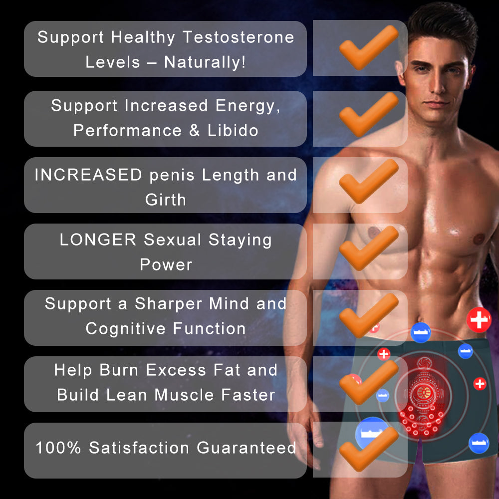 🚀🚀CUSIJAS Far Infrared Ionized Men's Underwear 🌟 Men's "secret weapon"