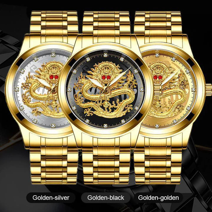 🔥The Last Day Sale 50% OFF🔥Golden Dragon Quartz Men's Watch