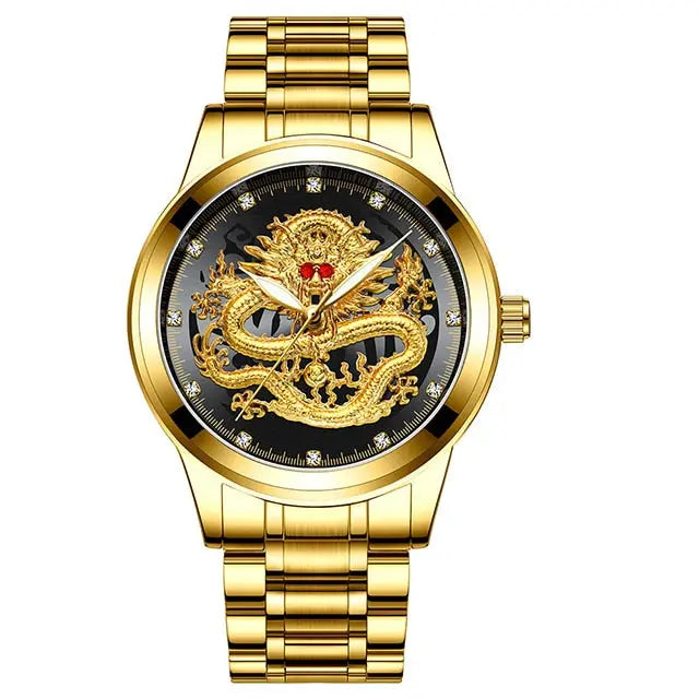 Golden Dragon Men's Watch