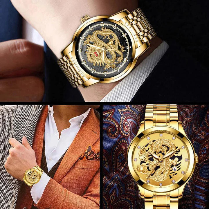 🔥LAST DAY Promotion 70% OFF🔥Fashion gold dragon watch