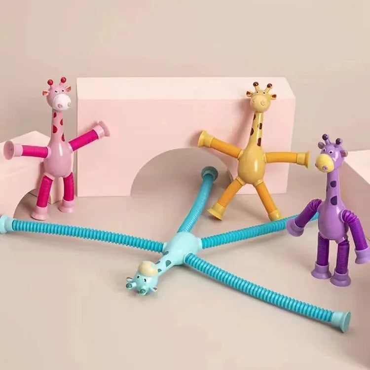 ✨Summer Toys Hot Sale 45% OFF✨- Suction Cup Pop Tube Giraffe Toys