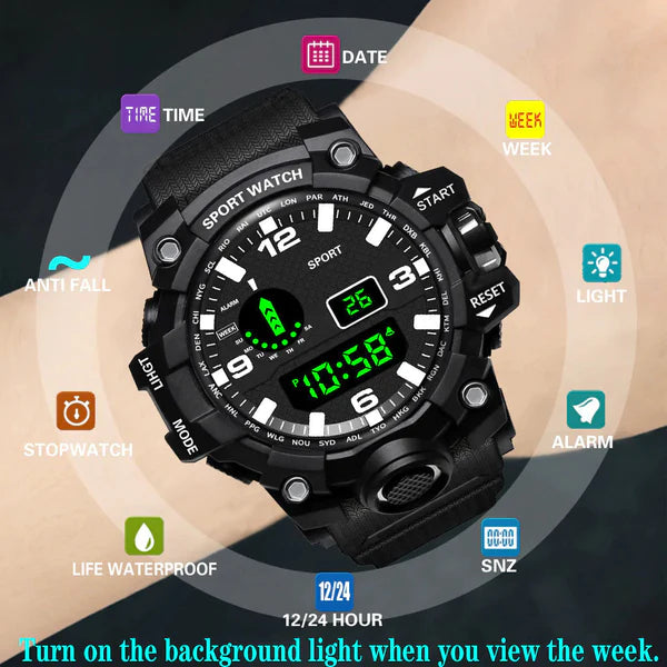 🔥HOT SALE-45%OFF🔥Multifunctional Waterproof Outdoor Sports Watch