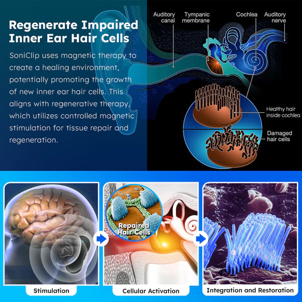 Dafeila™ SoniClip Tinnitus Relief Device