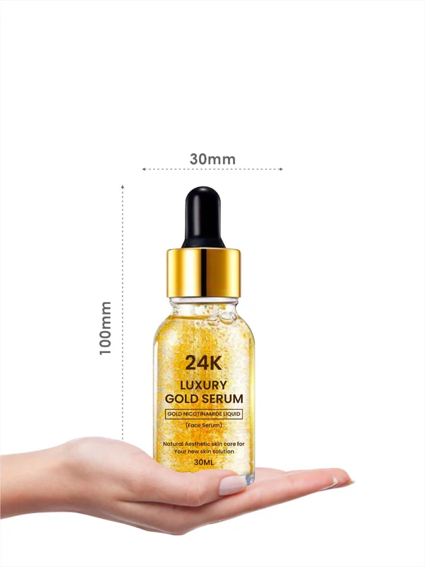 24K Gold Face Serum (30 ml) (Pack Of 2)