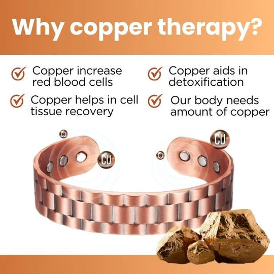 LiverAide™ Pure Copper Therapeutic Bracelet