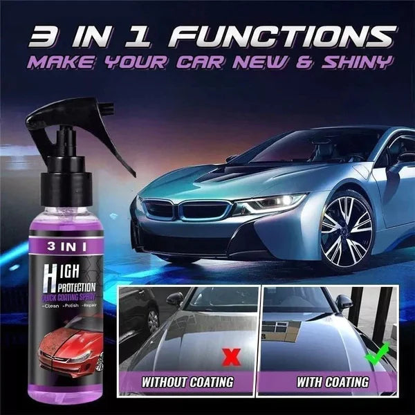 3 IN 1 High Protection Car Spray (Buy 1 Get 1 Free)