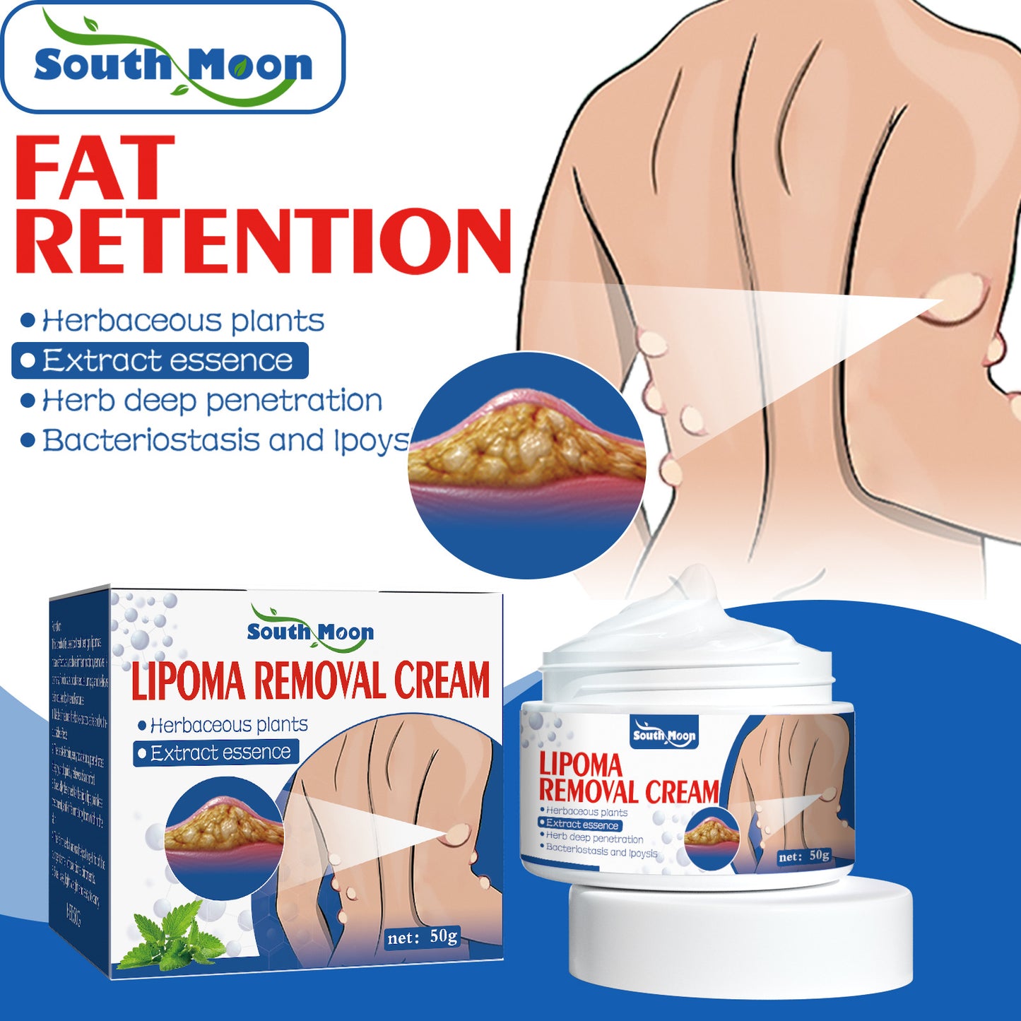 [South Moon Lipoma Cream]New generation Fat Dissolving Cream !!